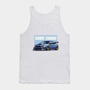 Impreza WRX Car Art - Subaru STI Widebody Modified JDM Car Tank Top